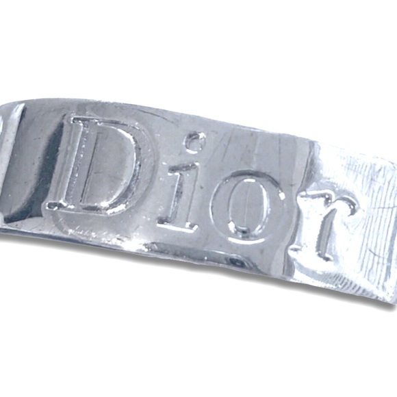 Dior 2000’s Vintage Hard Core Gambler Logo ID Curb Link Bracelet - Picture 6 of 16